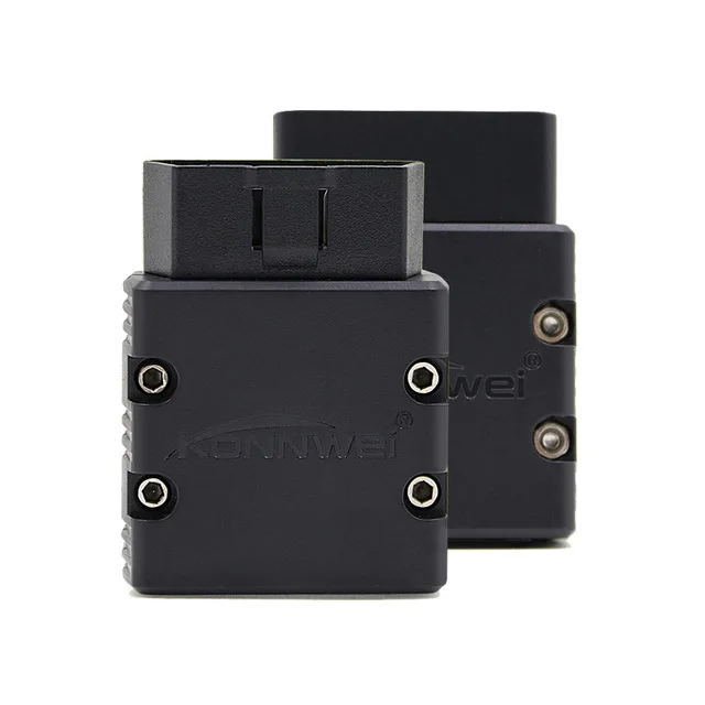 Bluetooth Black Konnwei KW902 Bluetooth/Wifi ELM327 V1.5 с PIC18F25K80 OBDII диагностические инструменты ELM 327 OBD2 код ридер Поддержка J1805 протокол - Цвет: Bluetooth Black