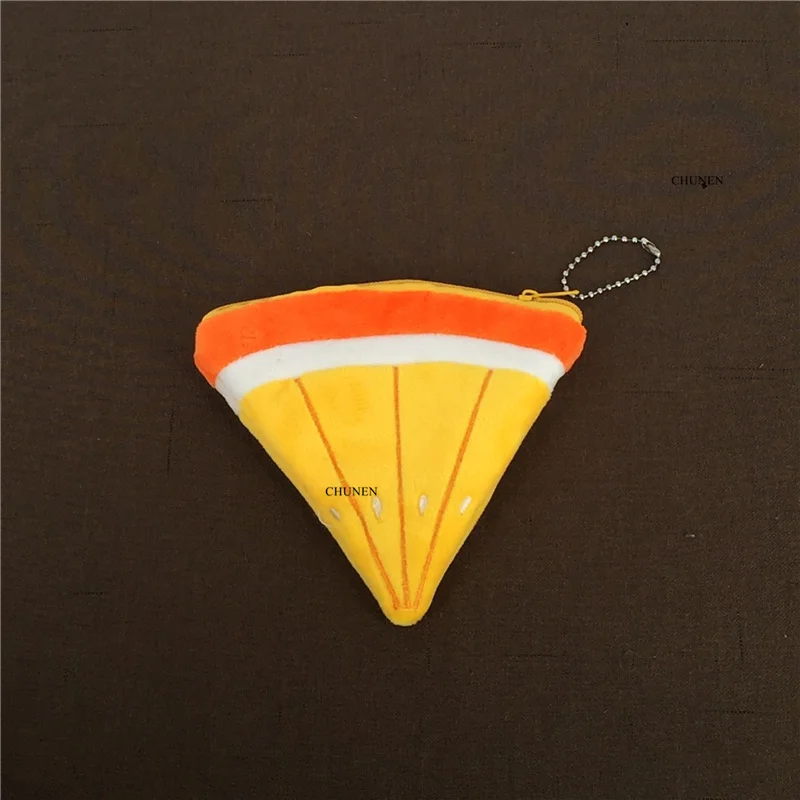 Плюшевый Кошелек с изображением клубники и т. Д. 10 см кошелек цепочкой для ключей