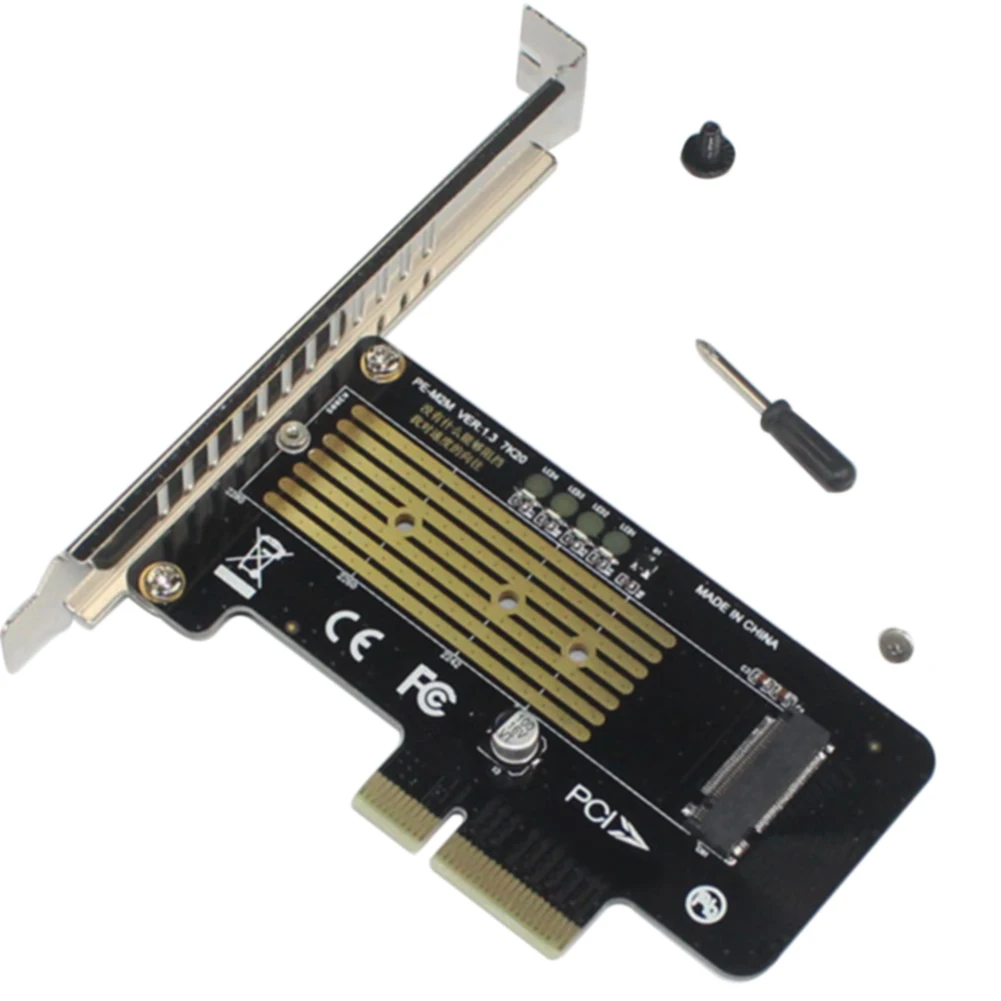 SSD к PCI-E 4X высокая скорость для настольной передачи с адаптером-перегородкой M2 MKey NVME Профессиональная печатная плата конвертер карты