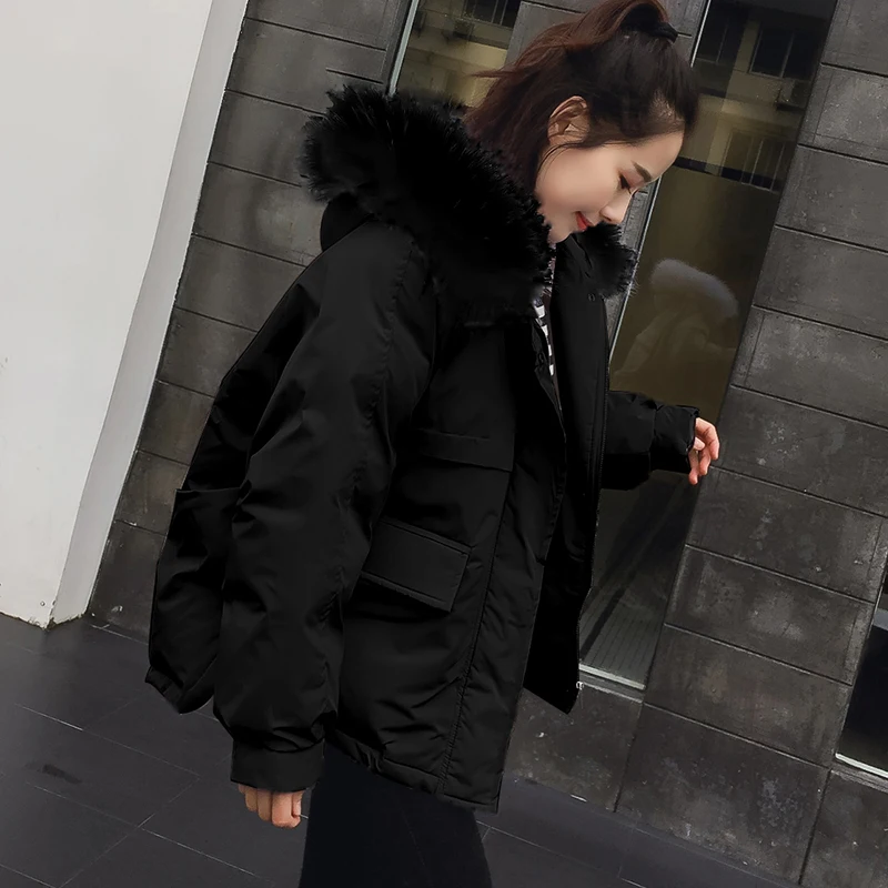 Куртка с хлопковой подбивкой женская зимняя куртка 2020 короткая одежда новая