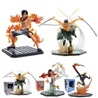 Фигурки героев аниме Ronoa Zoro D Luffy ACE Sanji, фигурки героев аниме, призраки, обезьянки, ПВХ, коллекционные модели, куклы, игрушки в подарок