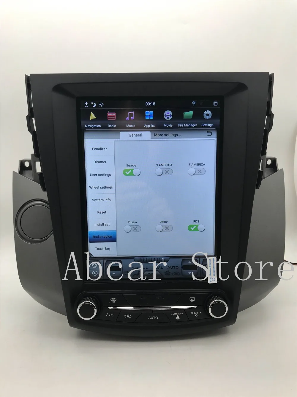 10,4 ''Tesla стиль Android 8,1 автомобильный dvd-плеер gps навигация для Toyota RAV4 RAV 4 2006-2012 PX6 CARPLAY стерео Мультимедиа Радио