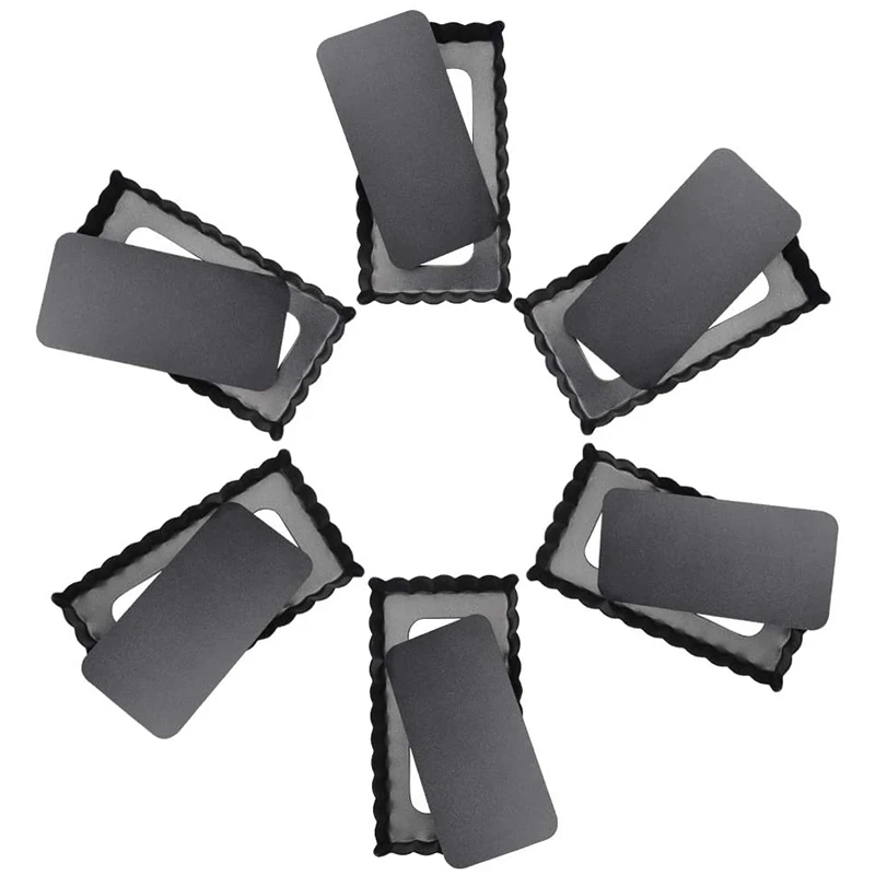 

Мини-Сковорода Tart, 4 дюйма, 6 шт., прямоугольная сковорода Tart, стандартная сковорода, съемная антипригарная сковорода