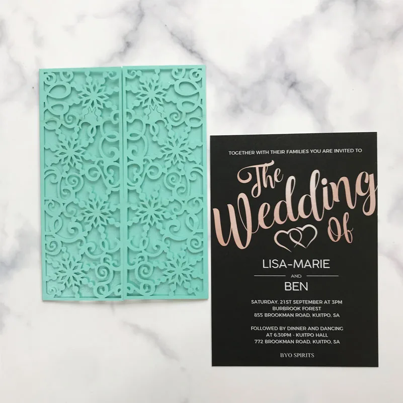 30 шт. Радужная жемчужная бумага свадебная пригласительная открытка цветочный