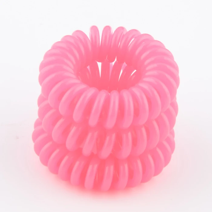 15Pink 5 коробок 3,5 см модные милые карамельные цвета телефонная линия резинка для волос Инструменты для укладки головных уборов аксессуары для укладки - Цвет: 15Pink