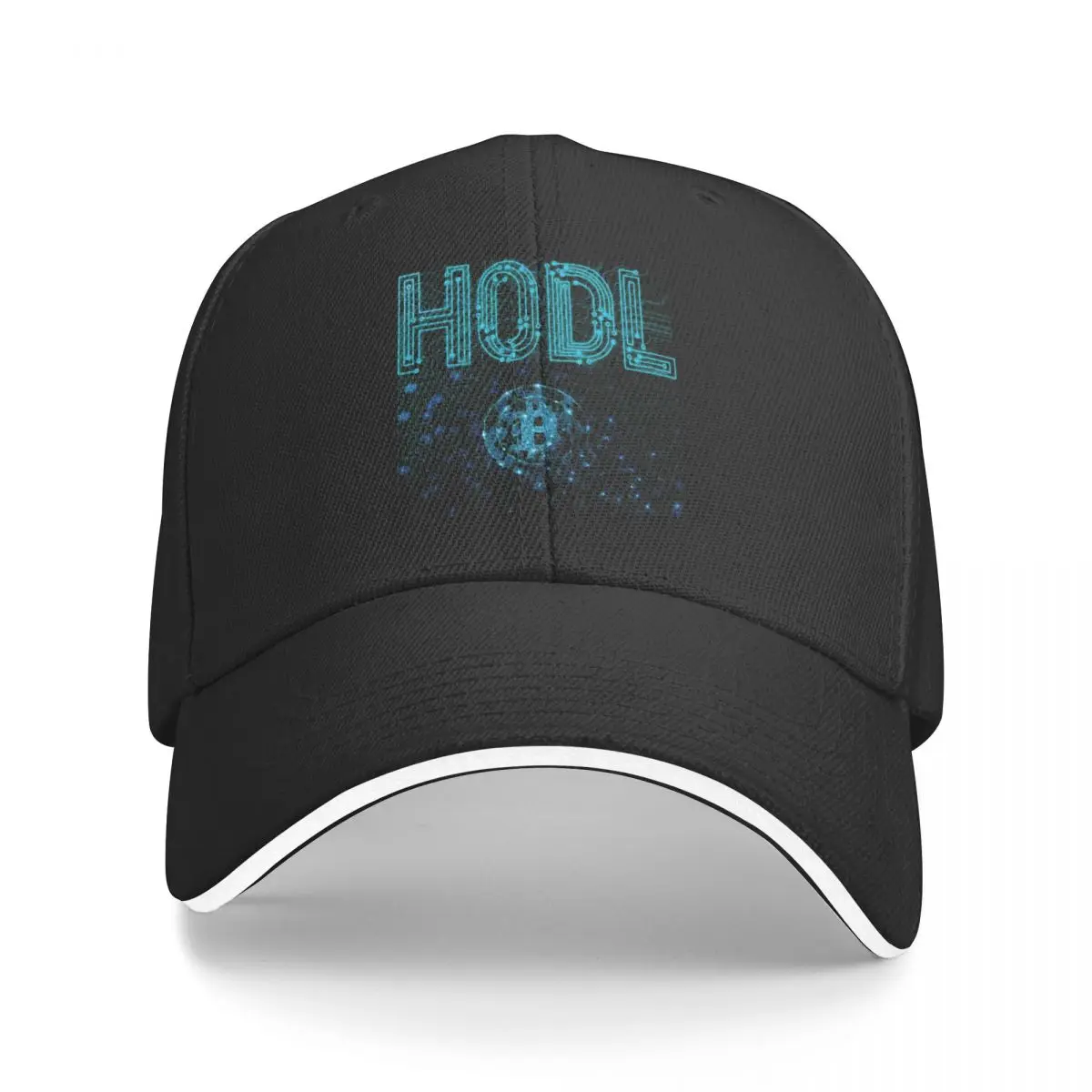 

HODL Circuit Board Bitcoin Buy & Hold For Promo Men's and Women's cap Print Anime fishing hip hop Cute hats