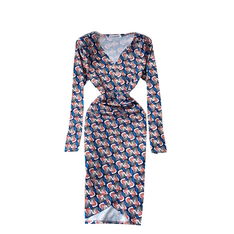 

dress long sleeve spring new cultivate morality to receive satchel hip render waist light cooked the wind