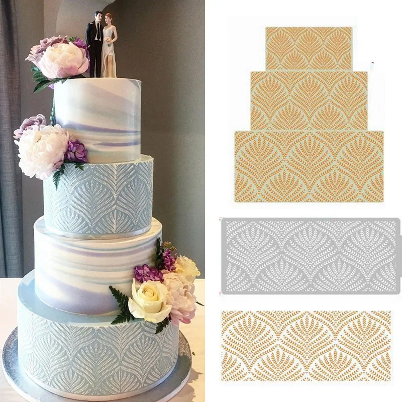 Шаблоны для выпечки тортов творчества форма рисования пшеничный шип трафарет