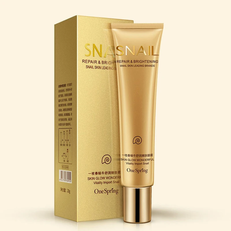 

One Spring Snail Essence Repair Eye Serum Moisturizer Remove Dark Circles Whitening Moisturizing Anti-aging Wrinkle Eye Care