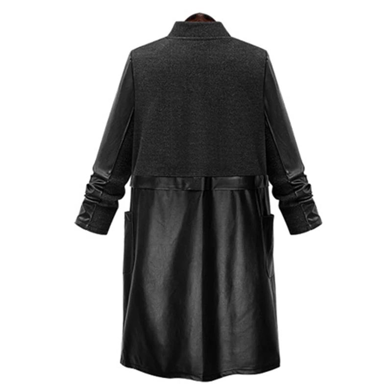 Зимние женские большие размеры Макси дамское пальто ветрозащитное манто Laine Veste