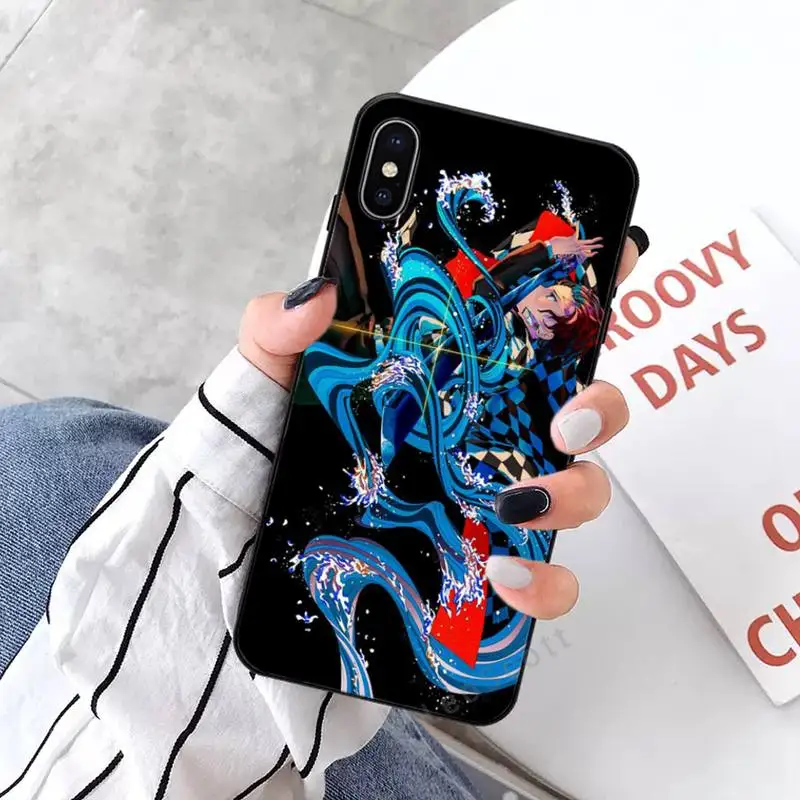 

Demon Slayer Phone Cases for iPhone 11 12 mini pro XS MAX 8 7 6 6S Plus X 5S SE 2020 XR
