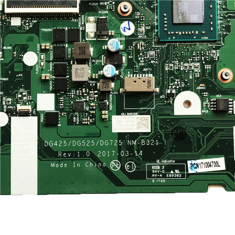 Kefu NM-B321 материнская плата для Lenovo 320-15IKB 320-15AST материнская плата DG425 DG525 DG725 NM-B321 A9-AM9420 Процессор Тесты Оригинальная работа