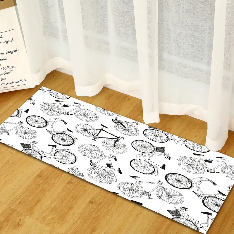 Zeegle приветственный пол фланелевые коврики кухонные домашние Придверные для