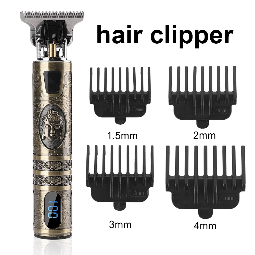Новинка 2021 мужской триммер для волос машинка стрижки типа с водонепроницаемая