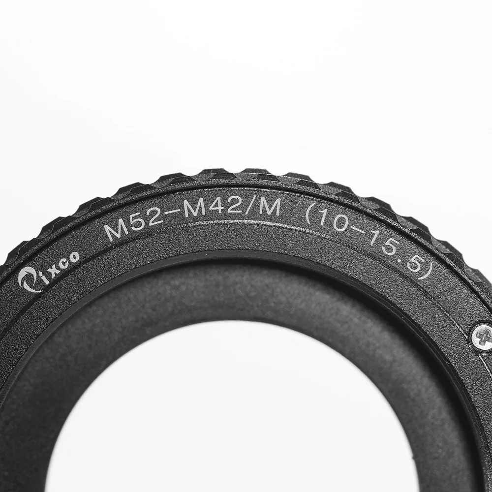 Pixco M52 для M42 Крепление объектива адаптер макрокоманды с регулируемой