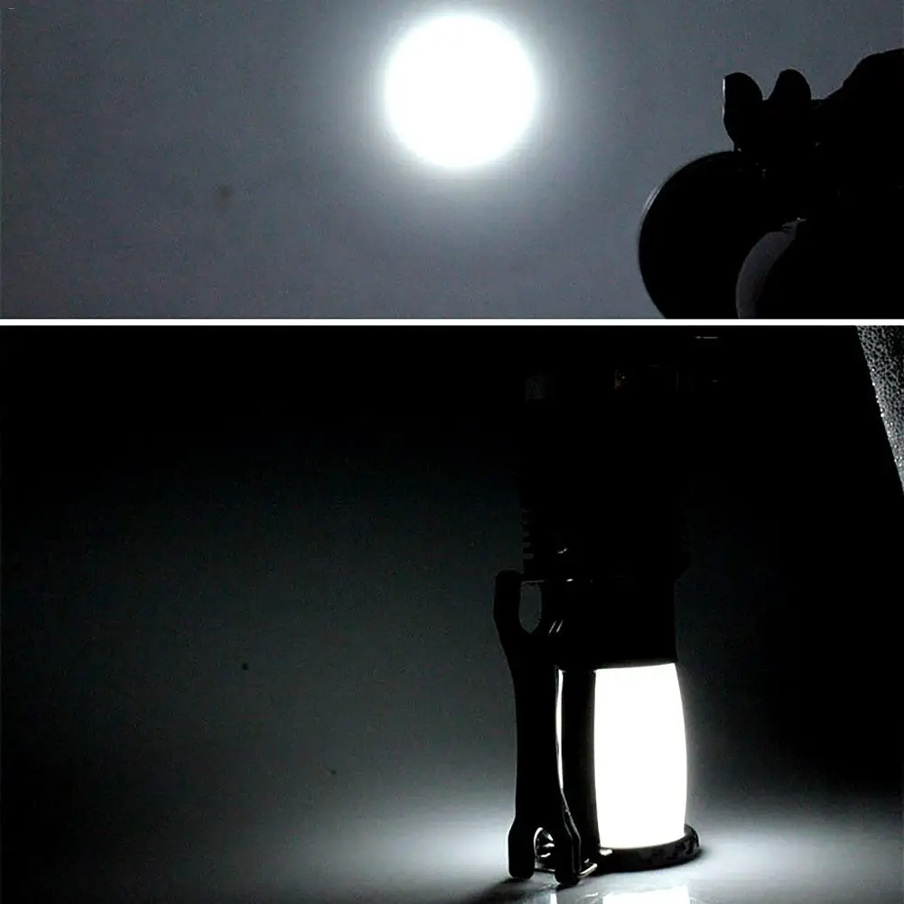 Светодиодный фонарик с увеличением фонарь зарядкой от солнечной батареи и