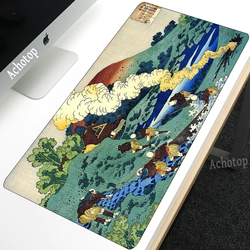 

Japan Great Waves Art Speed Locking Edge Large Natural Rubber Mouse Pad Waterproof Game Desk Mouse pad Mat for Csgo Dota LOL mat