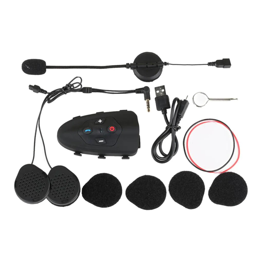 

600m BT Intercom 2 Riders Motorcycle Helmet Wireless Interphone Headsets