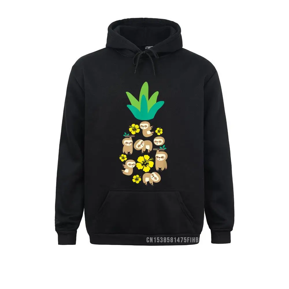 

Pineapple Sloth Hawaiian Tropical Aloha Sloth Lover Hoodie Hoodies For Men Classic Sweatshirts 2021 Hot Sale Sportswears