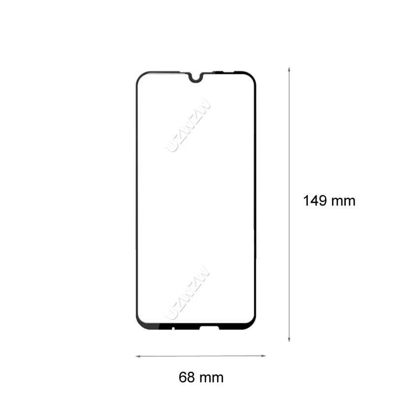 Для Honor 10 Lite Полное покрытие закаленное стекло Защита для экрана телефона