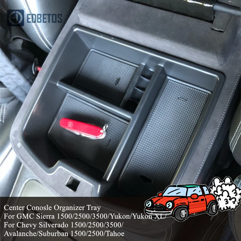 Центральная консоль-органайзер для Chevrolet avaly Chevy Tahoe Silverado пригородный 1500 2500 GMC Sierra