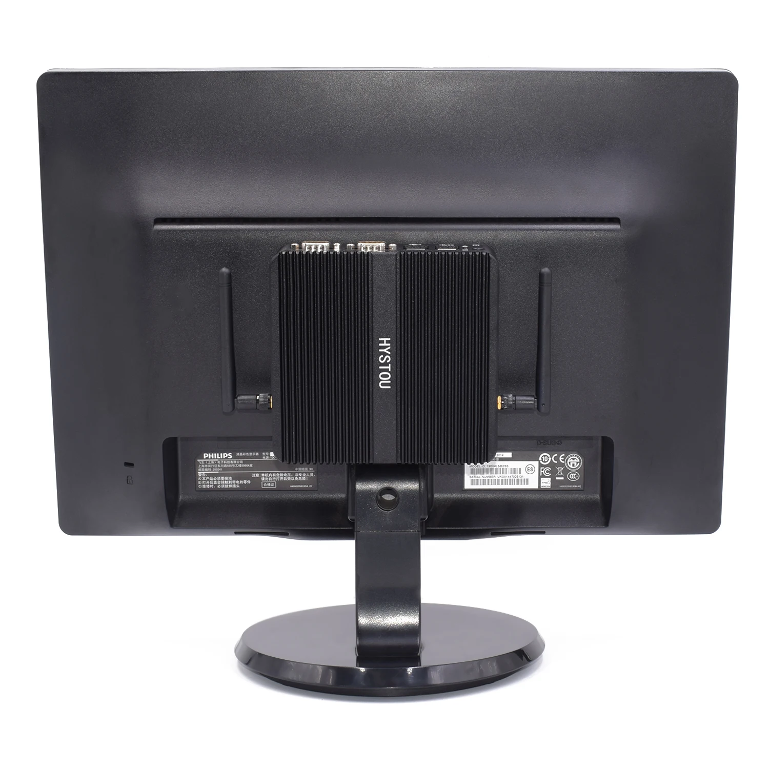 Офисный мини ПК без вентилятора с низкой мощностью Intel Celeron J4105 Barebone 2 * LAN HD VGA rs232
