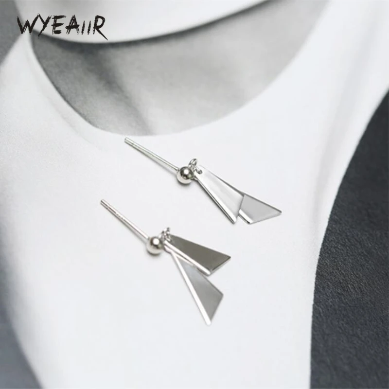 WYEAIIR женские длинные серьги из стерлингового серебра 925 пробы|Серьги-подвески| |
