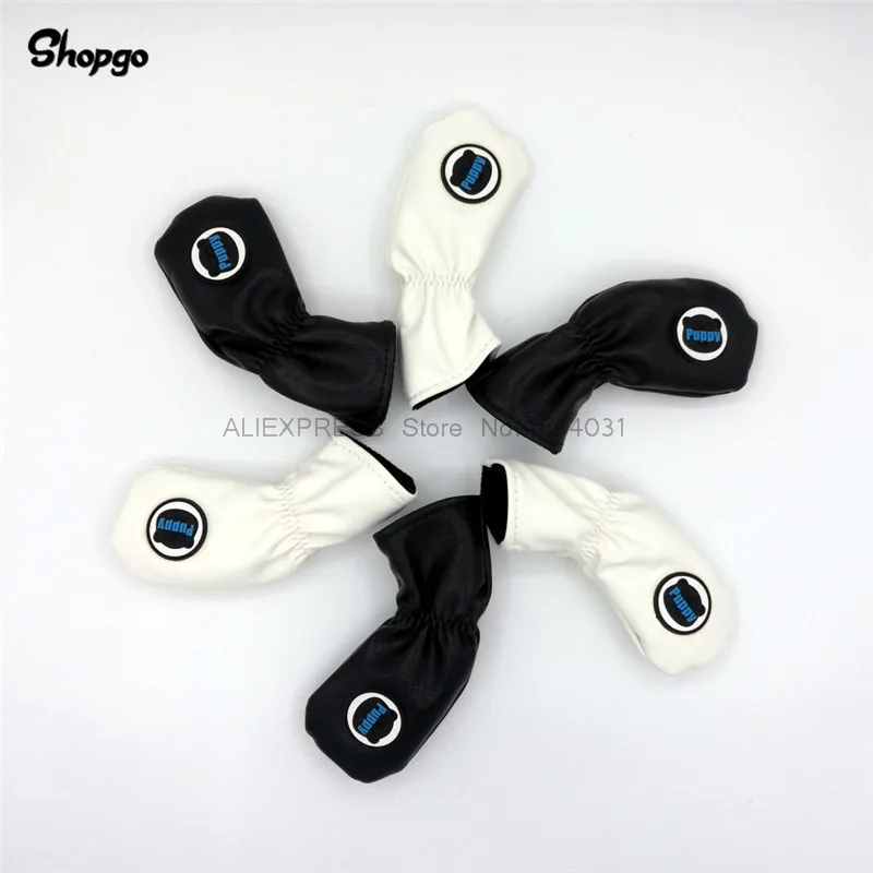 [2 цвета] гольф клинья покрывает мягкий Пу щенок Гольф песок клиновидная голова