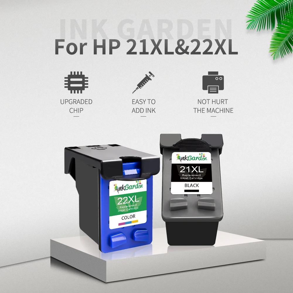 Чернила для сада 21xl 22xl заменить чернильные картриджи hp 21 22 струйного принтера HP