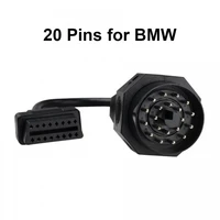 obd obd ii adapter for b mw 20 pin to obd2 16 pin female connector e36 e39 x5 z3 for b mw 20pin car diagnostic cable