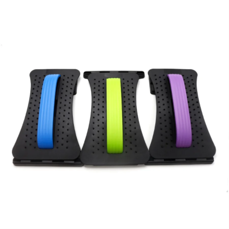 

Back Stretcher Lumbar Back Pain Relief Device Multi-Level Back Massager Lumbar Pain Relief for Herniated Disc Sciatica