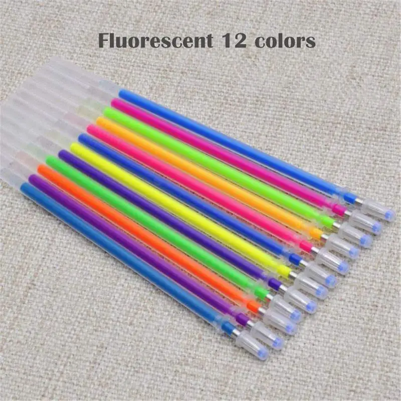 

12PCS School Multiple Colors Refills Markers Watercolor for DIY Photo