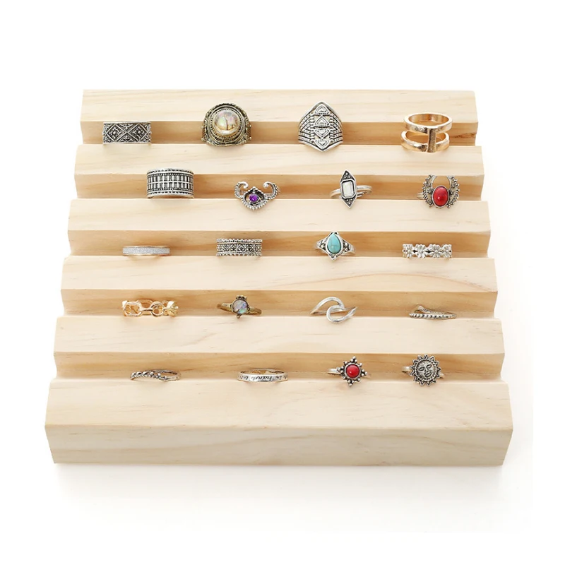 Новинка 2019 демонстрация колец из массива дерева демонстрационный дисплей для