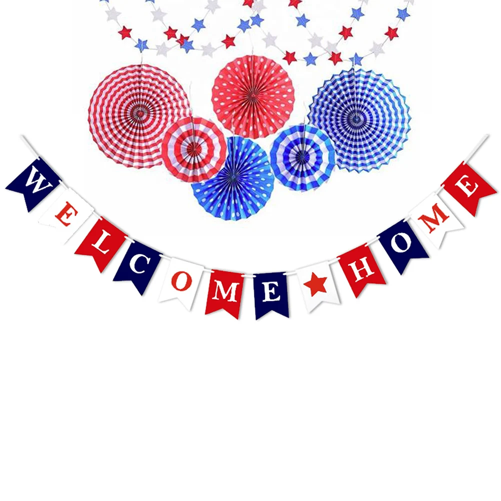 1 комплект Pull Flag Добро пожаловать домашние баннеры Декорации для Вечеринки