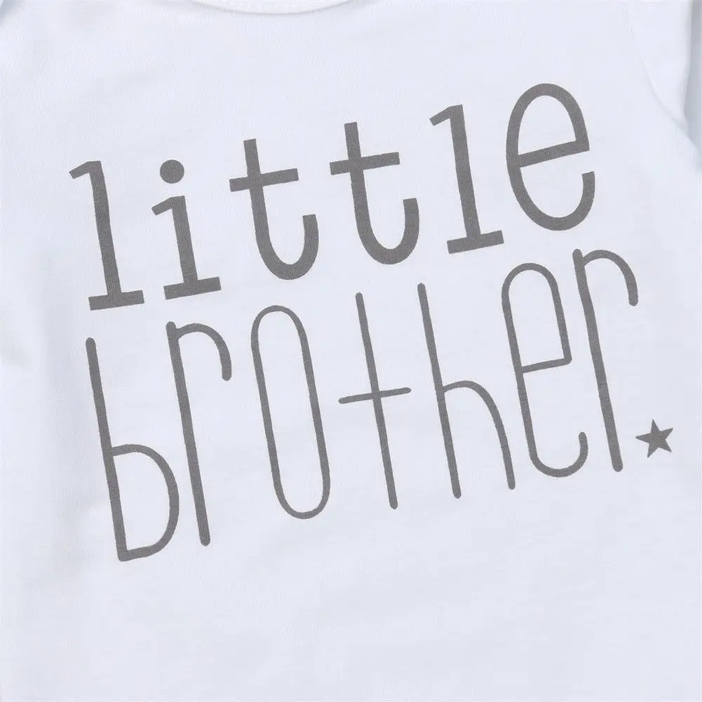 Детская одежда из 3 вещей детская комбинезон для мальчиков брюки Little Brother костюмы