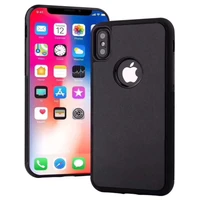 for iphone 11 x 6 7 8 strong adsorbed phone case for iphone xs max xr plus se tpu anti gravity frame nano suction phone cover