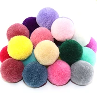 30pcspack 40mm cashmere ball pompom diy wedding home velvet ball crafts clothing jewelry scarf sewing pompoms craft accessories