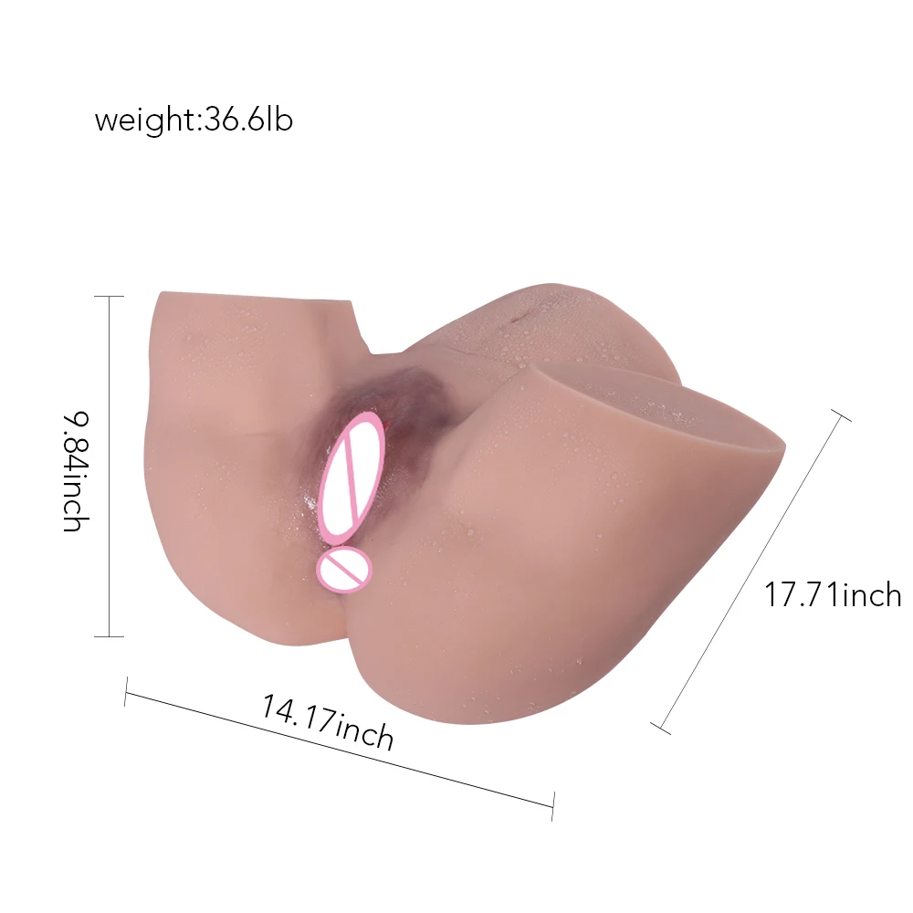 Силиконовая Анальная кукла реалистичные куклы для интима двойной туннель 15 кг
