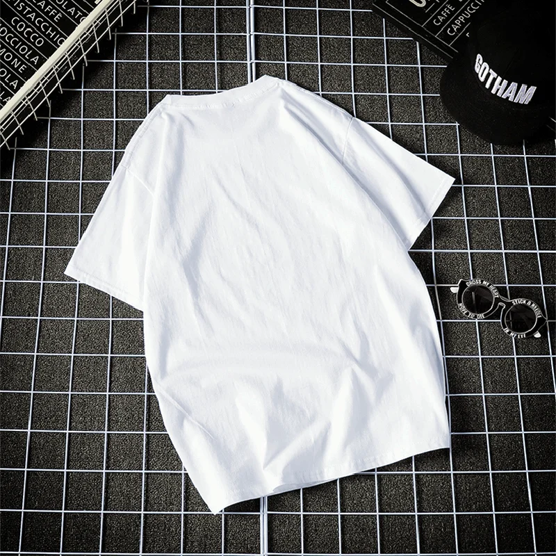 

Spotify Style Ladies Modal Soft Fabric White T-Shirt Personalized Custom White Female Music Short Sleeve Shirts for Women