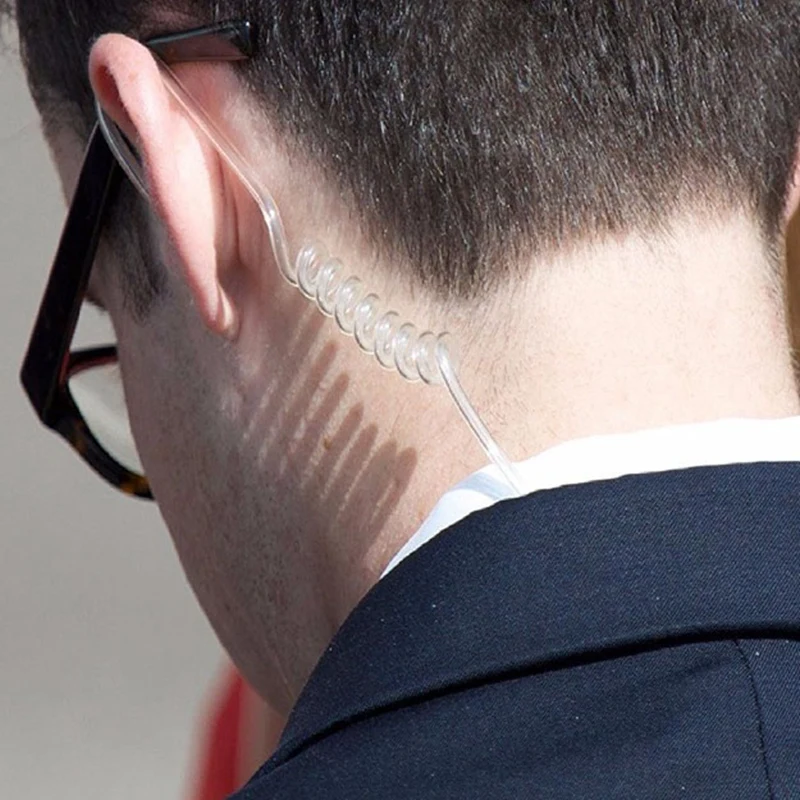 2 Pin PTT MIC гарнитура Тайное Акустическая трубка In-ear наушник для Kenwood TYT Baofeng UV-5R BF-888S CB