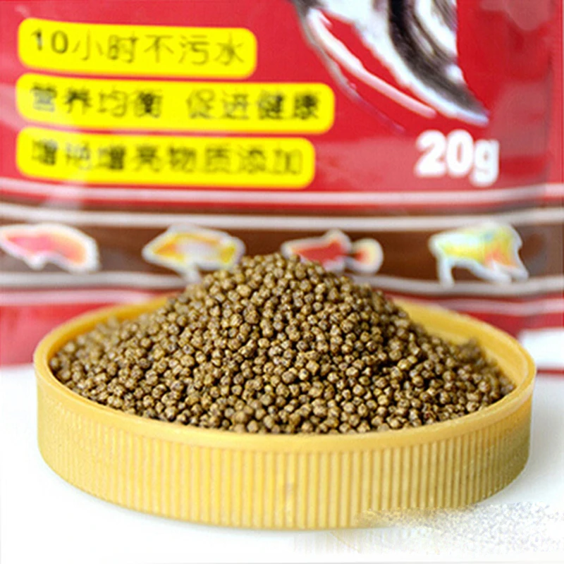 1 шт. корм для тропических рыб и небольшой Размеры рыбы тропический павлин мешок