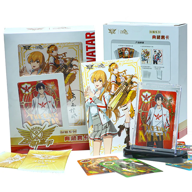 The King's Avatar Card Team Uniform Collection Comic Surrounding Toys Full-Time Master Transparent Illustration Game | Игрушки и