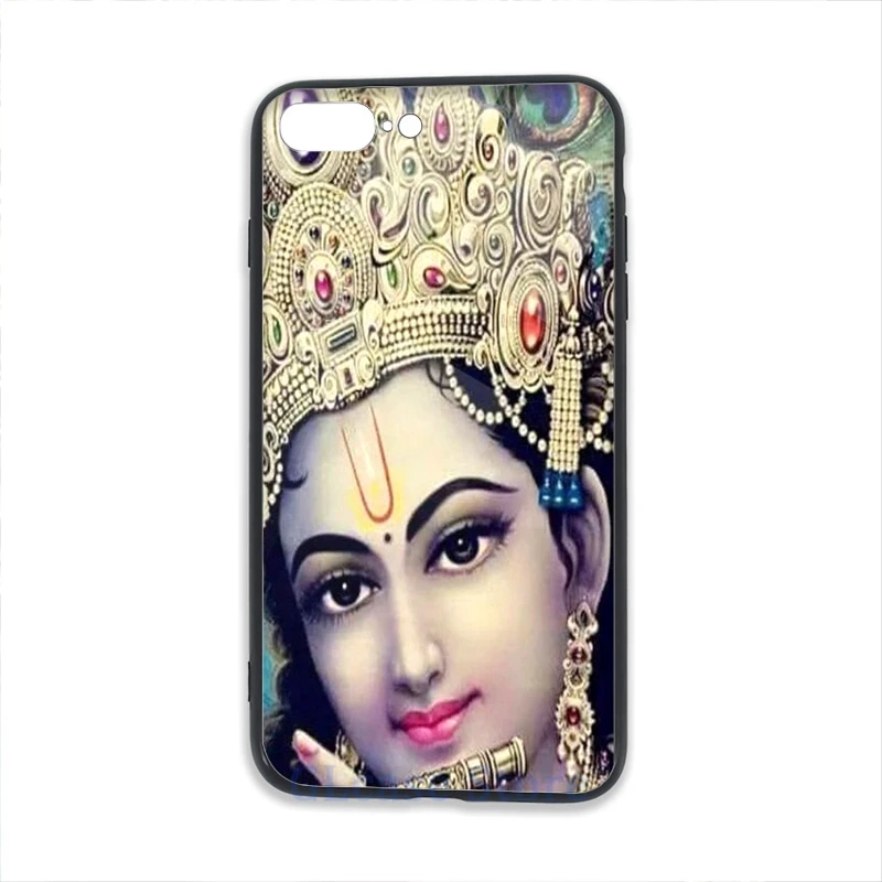 Кришна Индийский Бог Чехол для мобильного телефона iPhone 12 Pro 11 X XR XS Max 8 7 6 6s Plus 5s