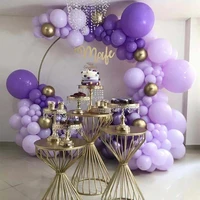 115pcs macaron purple balloon garland arch kit violet latex balloons for birthday baby shower wedding decoration christmas decor