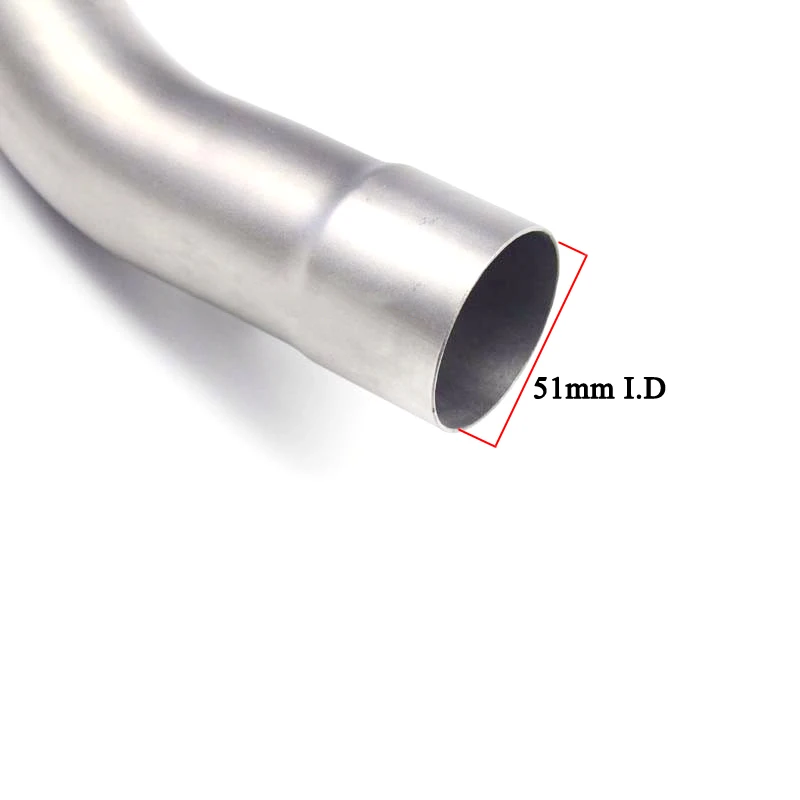 

Z800 Slip On Motorcycle Exhaust Muffler Middle Link Pipe Exhaust Link Pipe Muffler Tip Tube For Kawasaki Z800 2013-2016 Moto