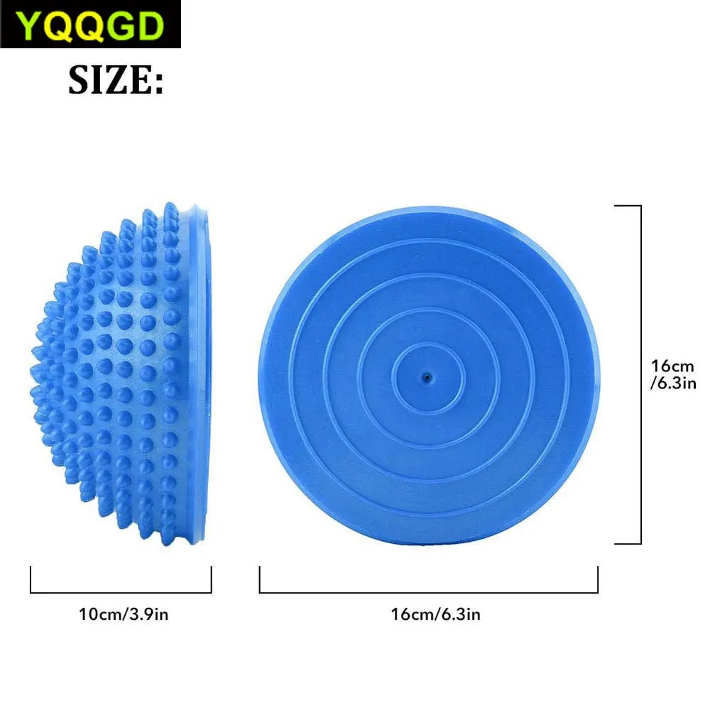 1 шт. Массажный мяч спилковый массажный ролик полушарики для подошвенного