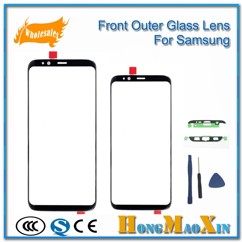 Оригинальный ЖК экран передняя внешняя стеклянная линза для Samsung S7E S8/S8 Plus/S9 Plus G965 6