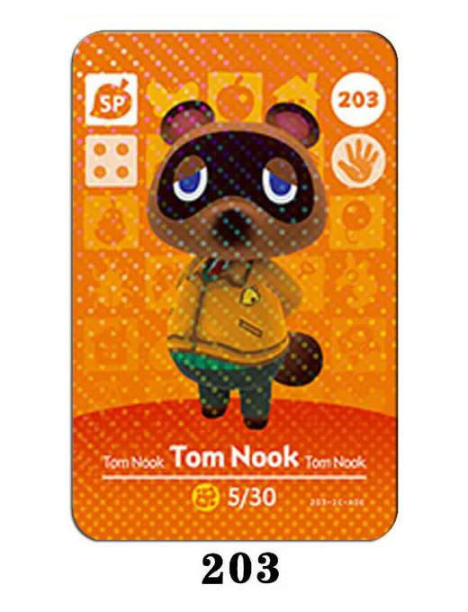 Animal Crossing Amiibo Cards Compatible Switch NS WIIU NFC Game Card Animals Set Carte Series 3 NO.201 To 300 English Language | Игрушки и