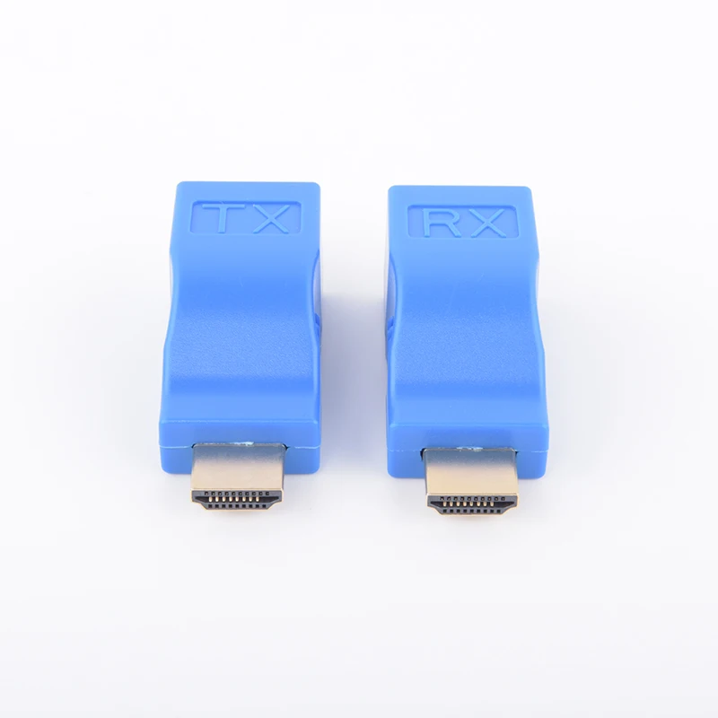 1 пара RJ45 4K HDMI-совместимый удлинитель адаптер до 30 м более CAT5e Cat6 сеть Ethernet LAN для HDTV