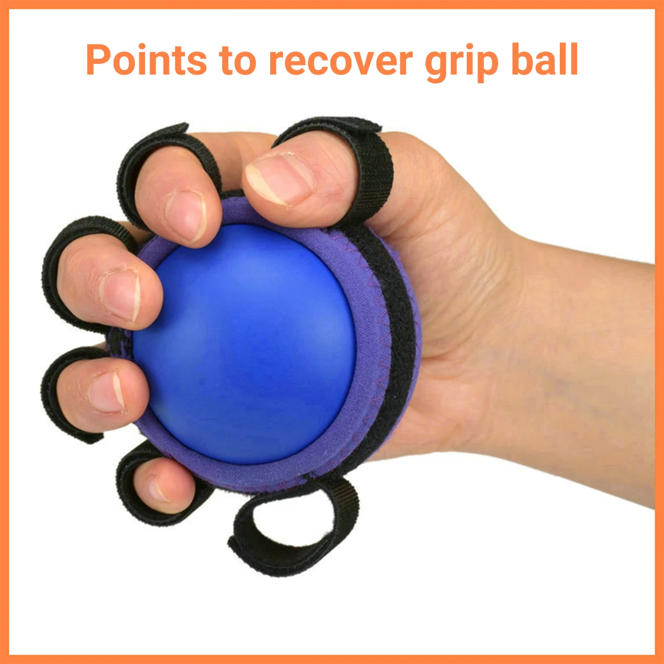 

Hand Strengthener Hand Grip PU Ball Rehabilitation Finger Gym Exercise Muscle Gripper Training Power Strengthen Tools